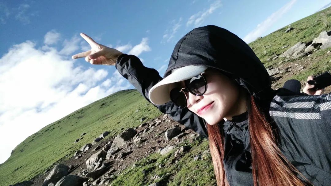 Jiuding Mountain | Blue sky, white clouds, clear sky, sudden storm