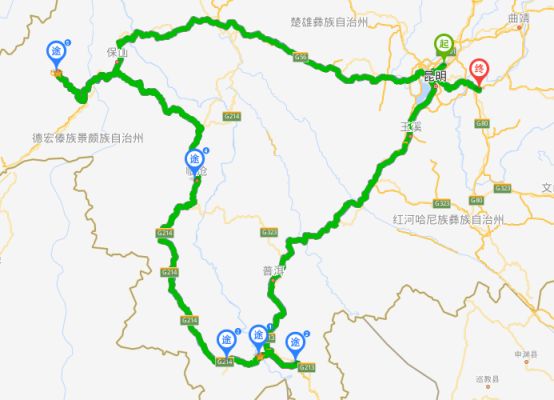 #干物# Xishuangbanna + Tengchong + Dali + Shilin Ten-day self-driving practical guide